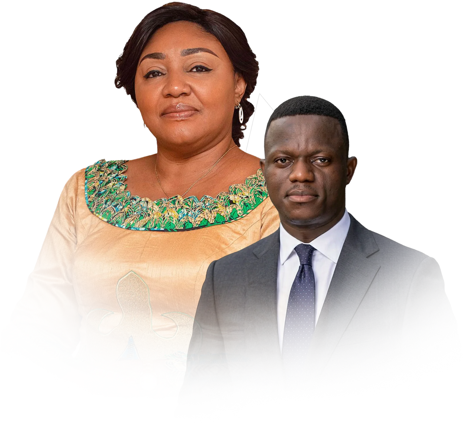 La Première Dame Denise Nyakeru Tshisekedi et l’Honorable Joseph Nkoy Wembo